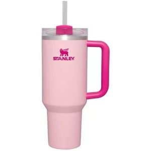 Pink Flamingo Stanley Tumbler 40oz. NWT. New Limited Edition Sold out.